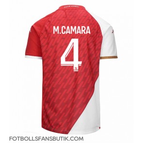 AS Monaco Mohamed Camara #4 Replika Hemmatröja 2023-24 Kortärmad